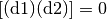 \PAvg{\text{(d1)}\text{(d2)}} = 0