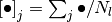 \PAvg{\bullet}_j = \sum_j \bullet / N_l