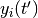 y_i(t')